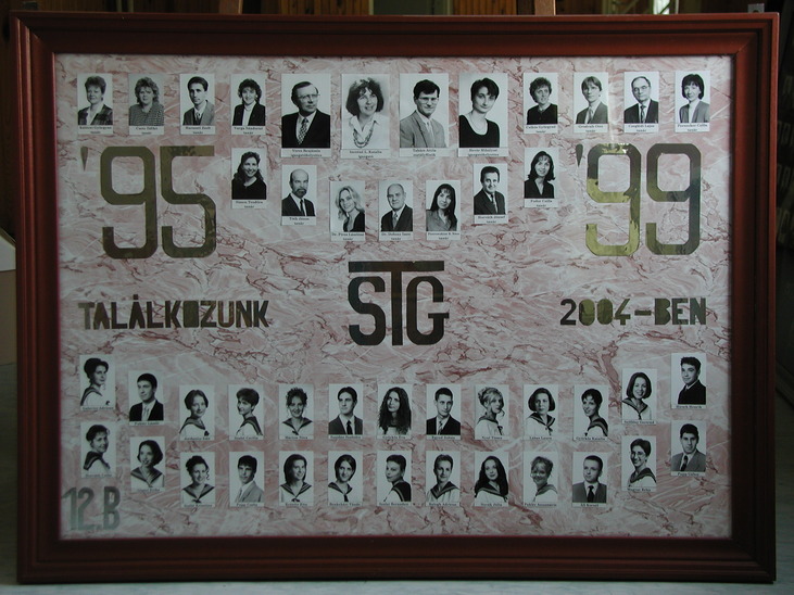 12.B osztály tablója (1995-1999)