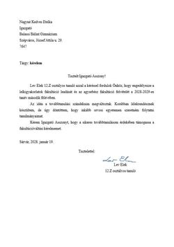 Hivatalos levél