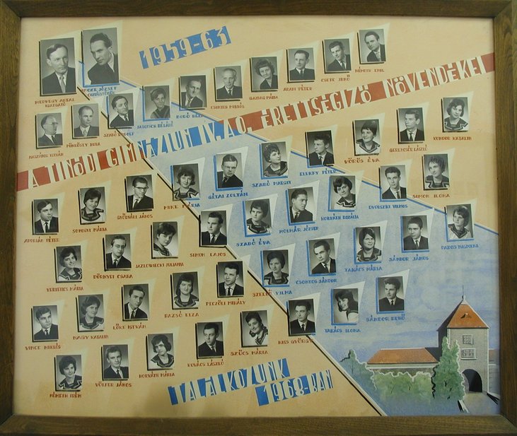 IV.A osztály tablója (1959-1963)