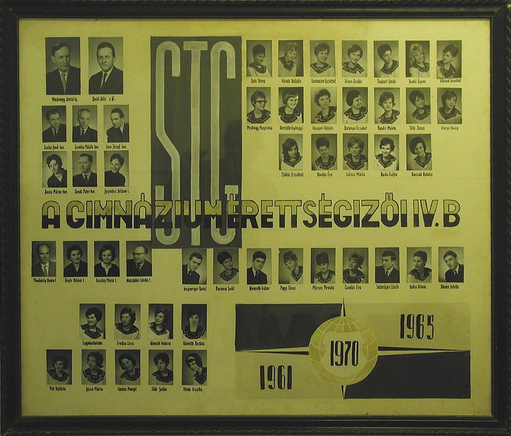 IV.B osztály tablója (1961-1965)