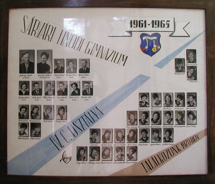 IV.C osztály tablója (1960-1964)