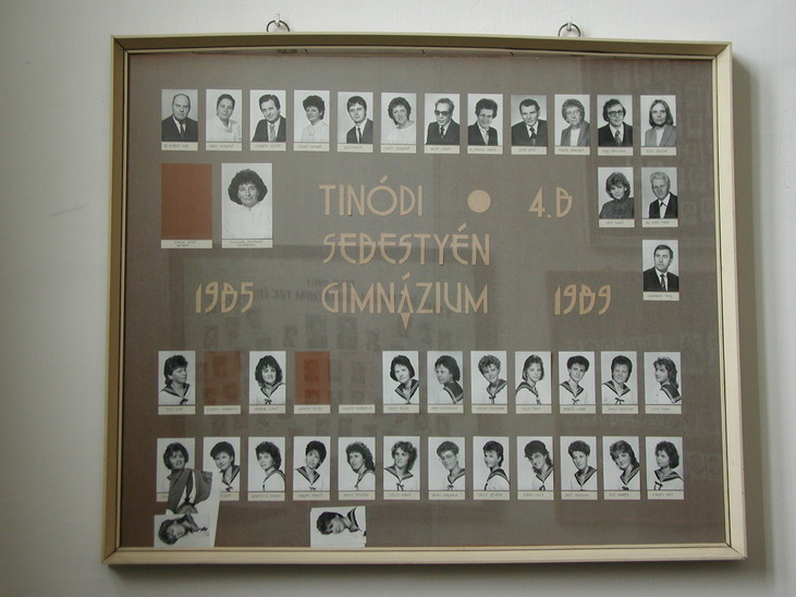 IV.B osztály tablója (1985-1989)