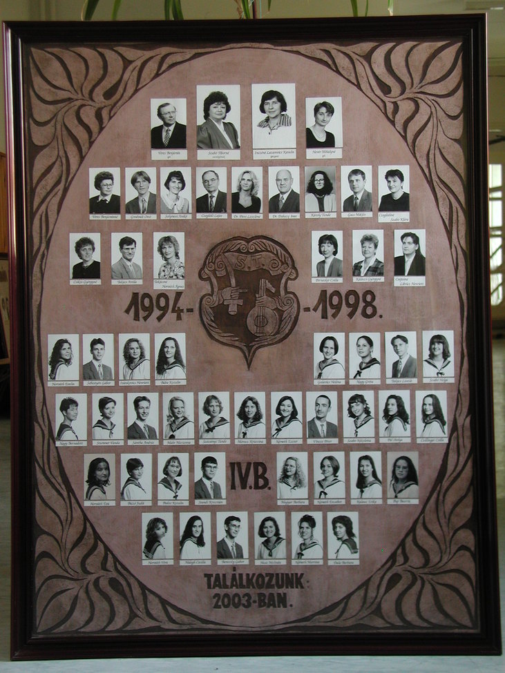 IV.B osztály tablója (1994-1998)