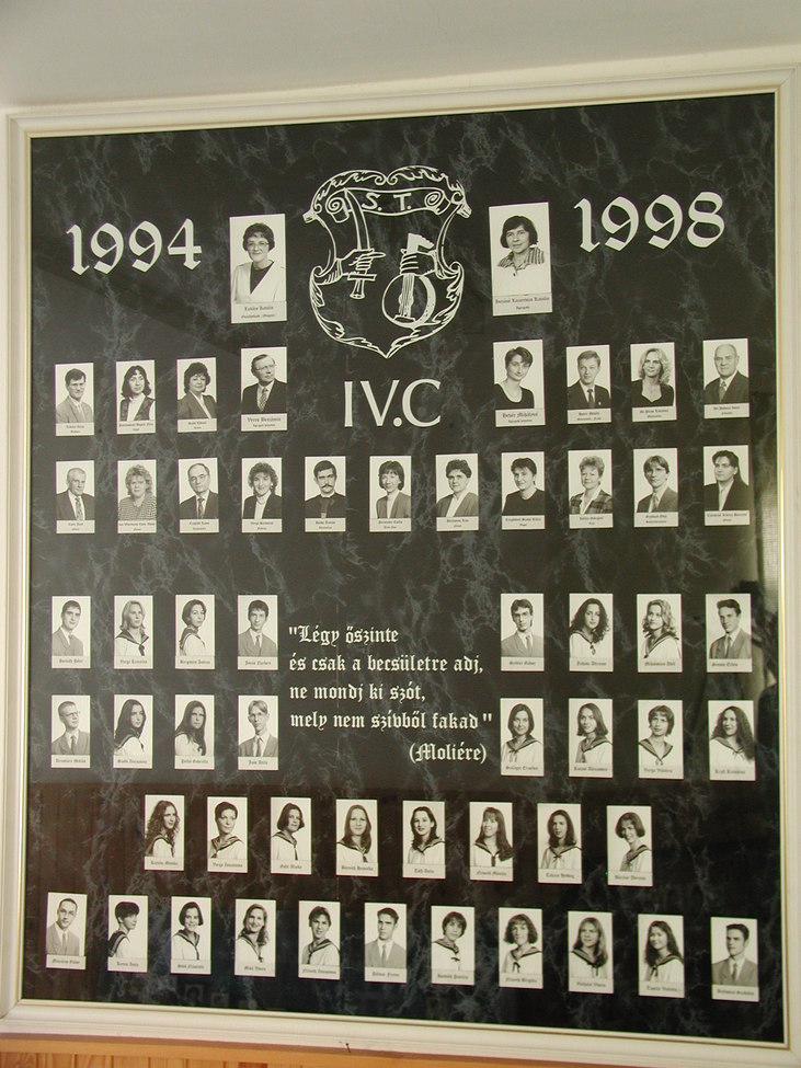 IV.C osztály tablója (1994-1998)
