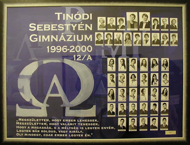 12.A osztály tablója (1996-2000)