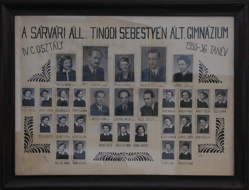 IV.C osztály tablója (1952-1956)