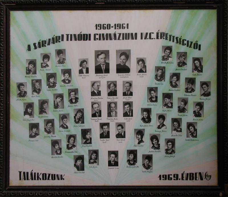 IV.C osztály tablója (1960-1964)