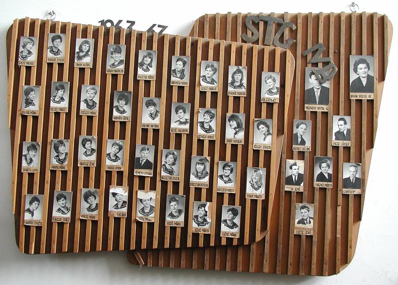 IV.B osztály tablója (1963-1967)