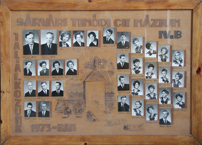 IV.B osztály tablója (1964-1968)