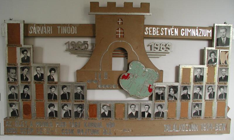 IV.B osztály tablója (1965-1969)