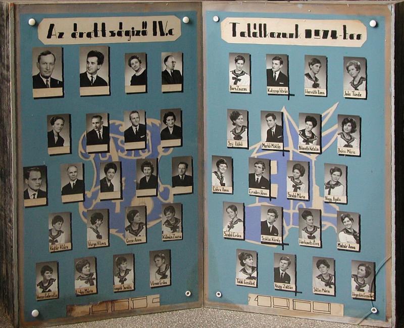 IV.C osztály tablója (1965-1969)