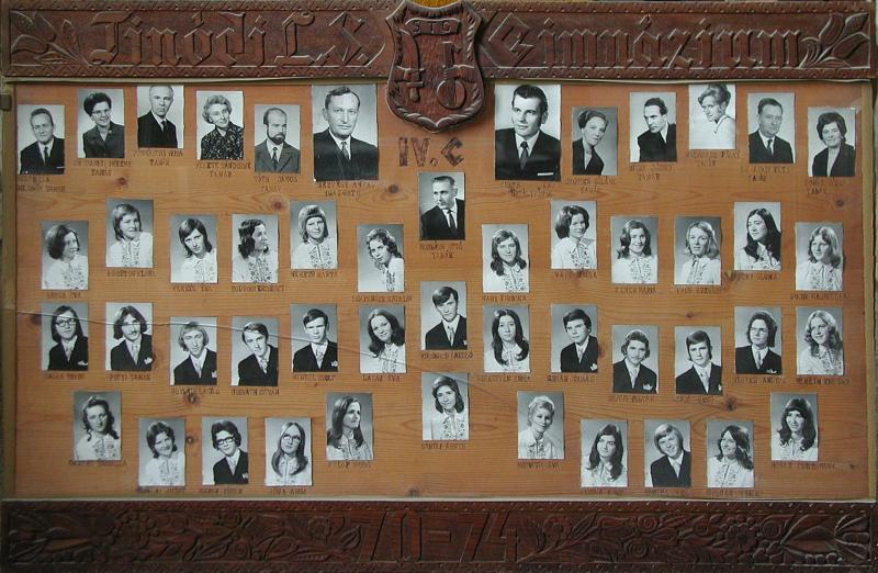 IV.C osztály tablója (1970-1974)