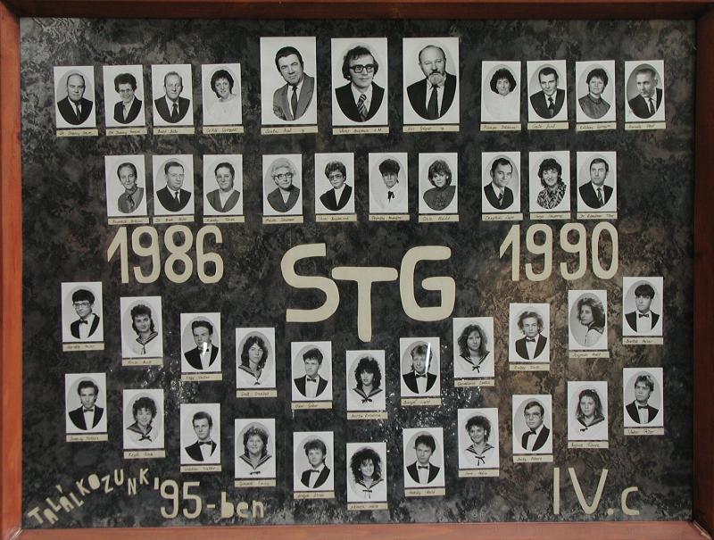 IV.C osztály tablója (1986-1990)