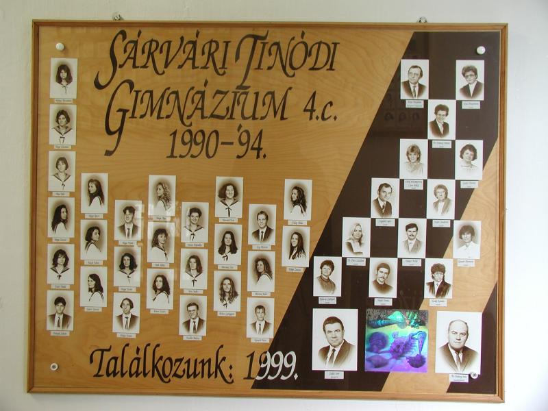 IV.C osztály tablója (1990-1994)