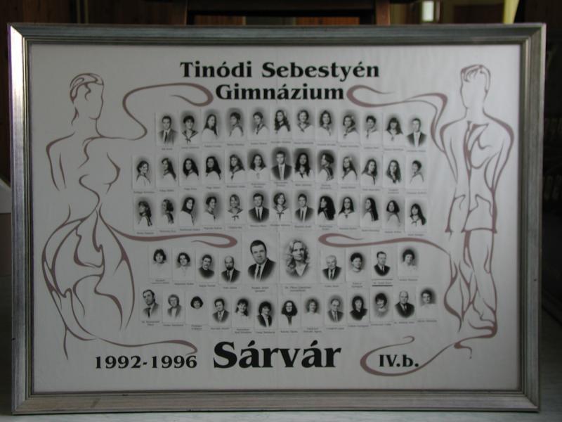 IV.B osztály tablója (1992-1996)