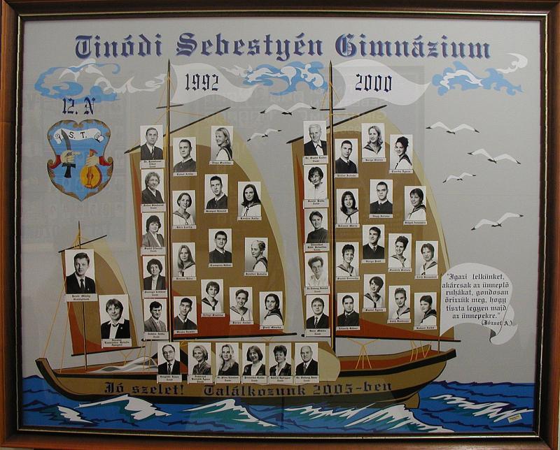 12.N osztály tablója (1992-2000)