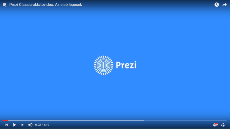 Prezi oktatóvideók