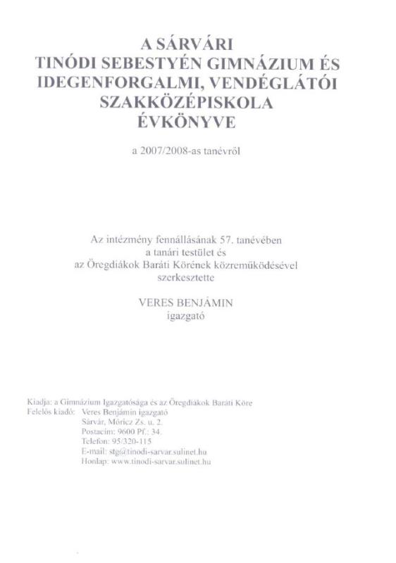 2007/2008-as tanévről