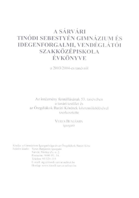 2003/2004-es tanévről