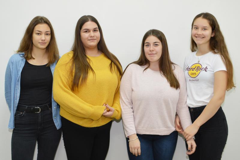 Hegyi Gabriella, Varga Orsolya, Varga Fanni, Knaller Anna