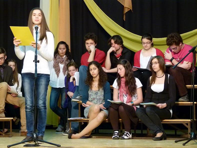 A diákírók, diákköltők találkozójának gálaműsora