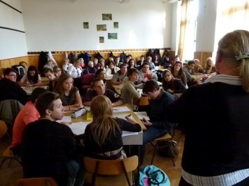 Bemutató óra a 11.B osztályban