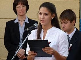 Vincze Kata 9.B osztályos tanuló